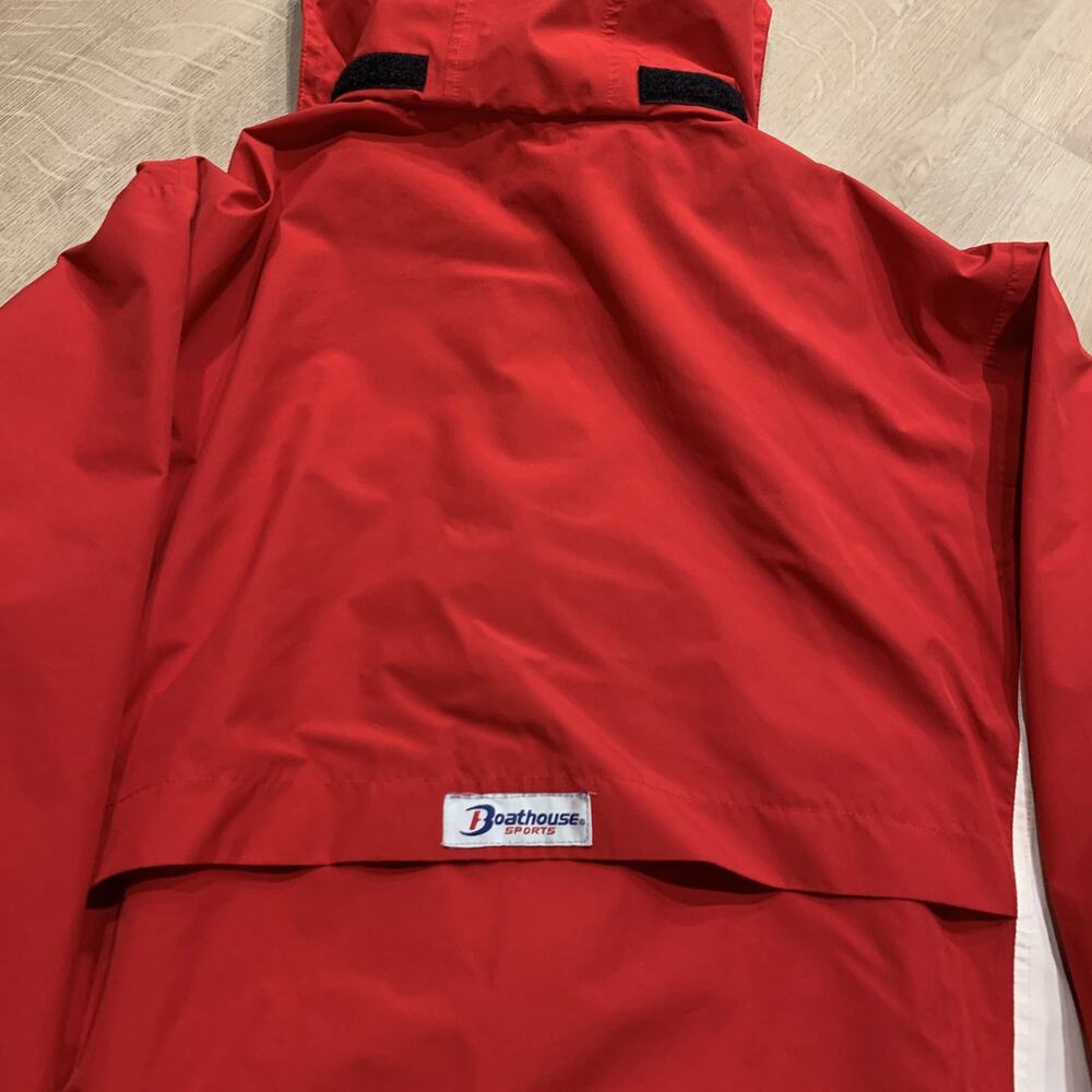 Vintage Boathouse Sports Boston University Field Hockey Jacket Men's Small S Red - Picture 6 of 8